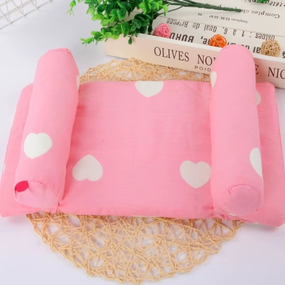 Kids Pillow for Head Shape – Baby Head Shaping Pillow with Soft Cotton Cover