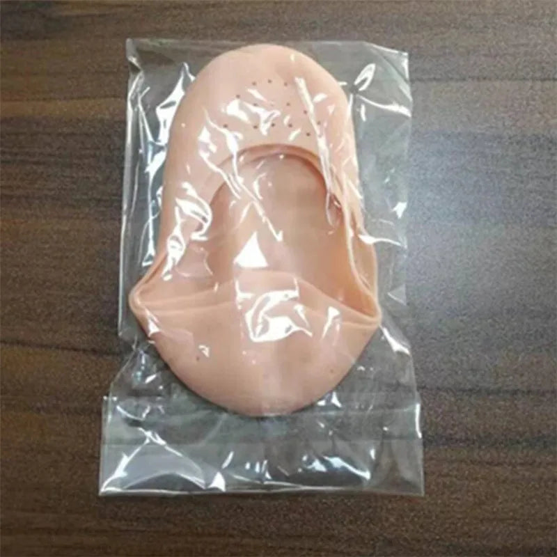 2Pcs Silicone Gel Insole Socks Foot Care Protector