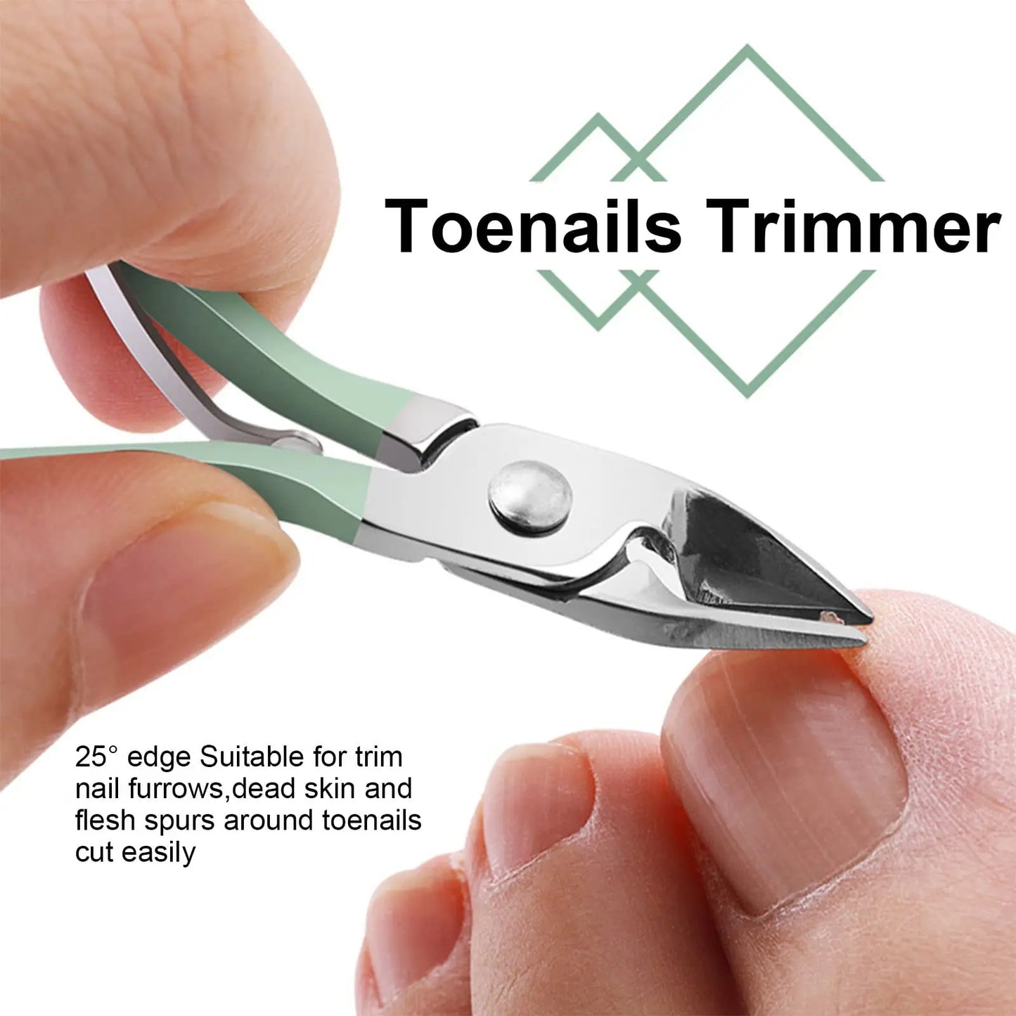 16 PCS Manicure And Pedicure Set Nail Clippers Kit Travel Grooming Clippers Care Tools