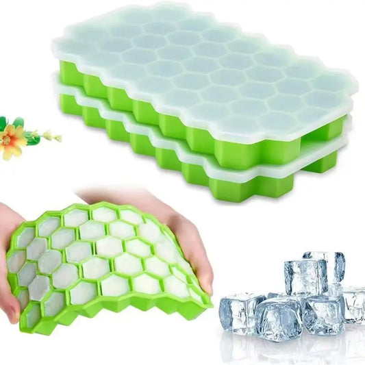 37 compartments honeycomb ice room mold jelly ice cube