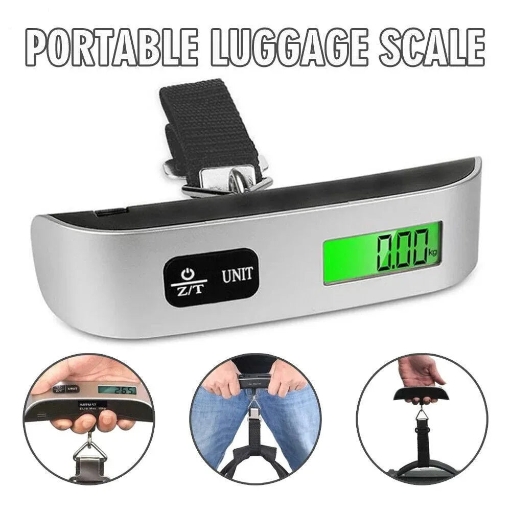 50kg Digital Handheld Portable Hanging Baggage Scale