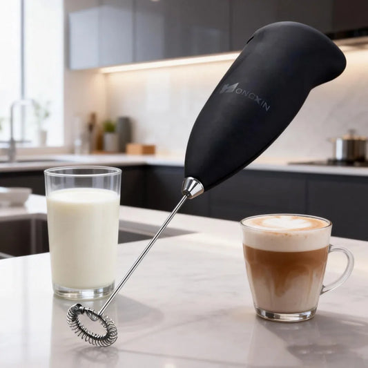 Milk Frother Handheld Mini Electric Foamer Coffee Maker Egg Beater
