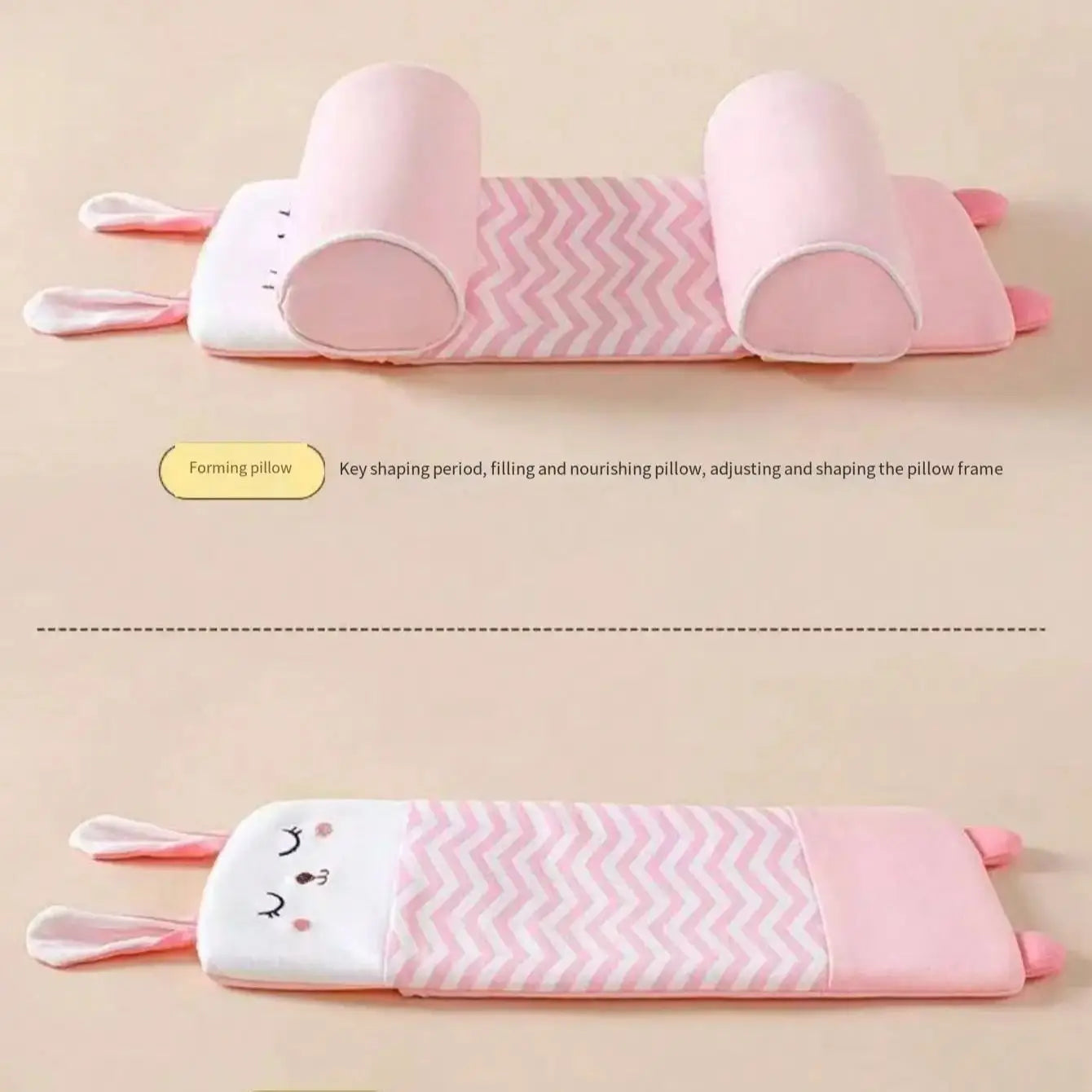 Baby Neck Pillow, Children's Sleep Pillow Breathable Soft Baby Pillow