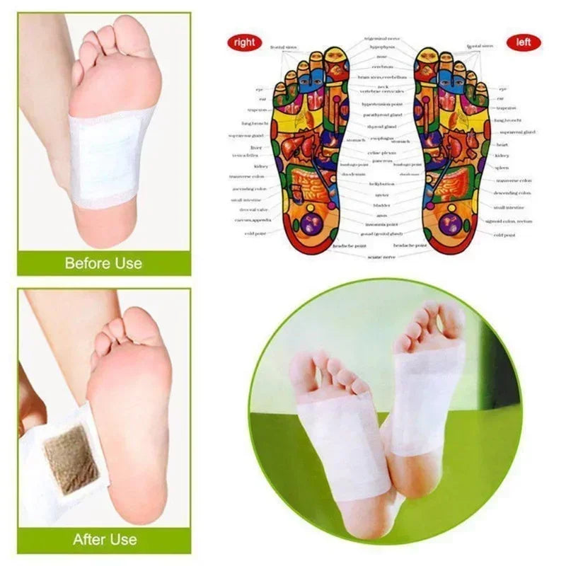 Kinoki Cleansing Detox Leg Healthy Herbal Pads 10pcs