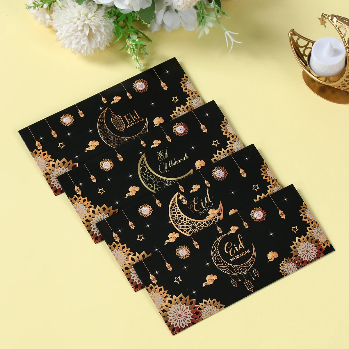 Eid Mubarak Envelopes Money Gift Bag Card Holder