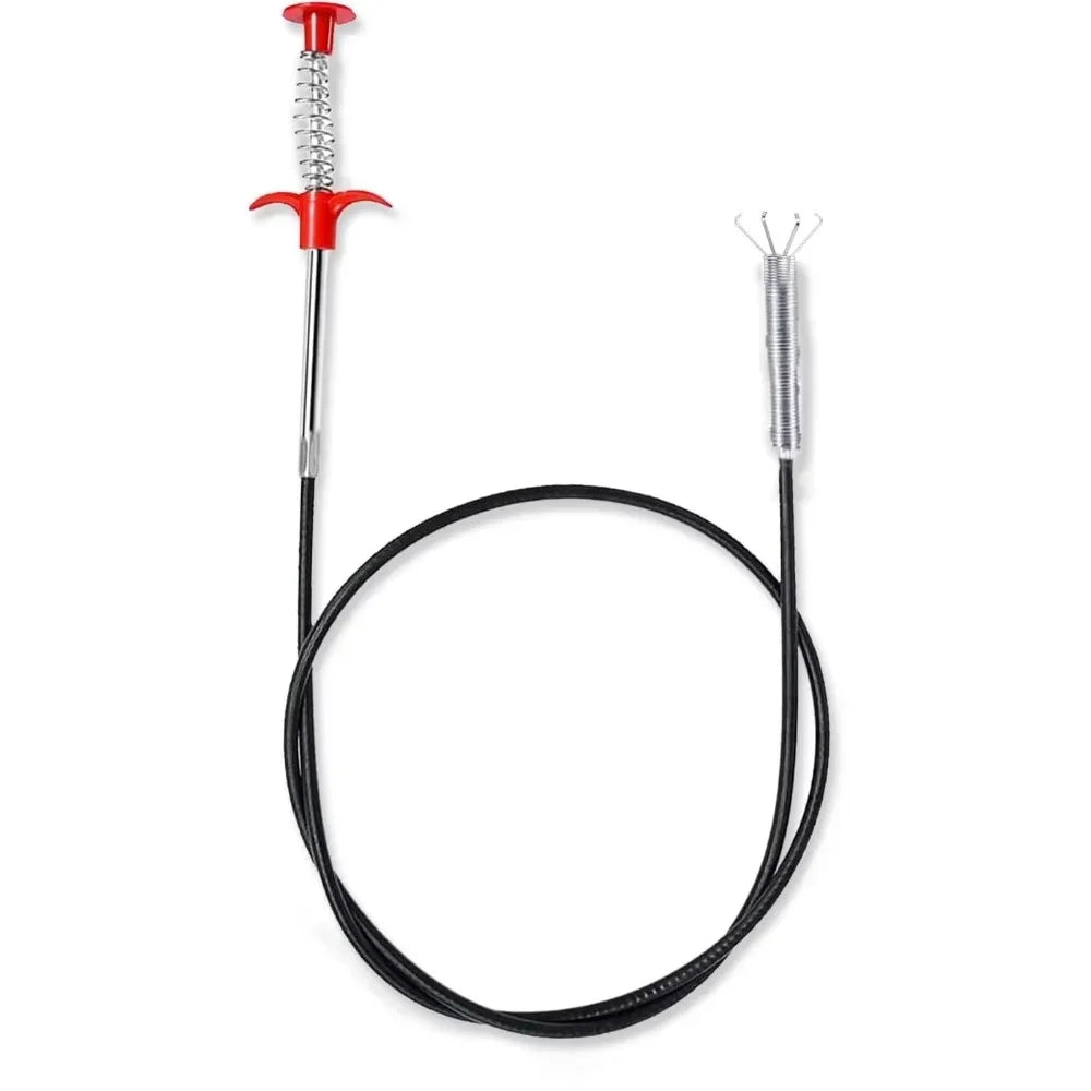 Flexible Spring Drain Unblocker for Sink Tub Kitchen KitchenBending Sink Tool