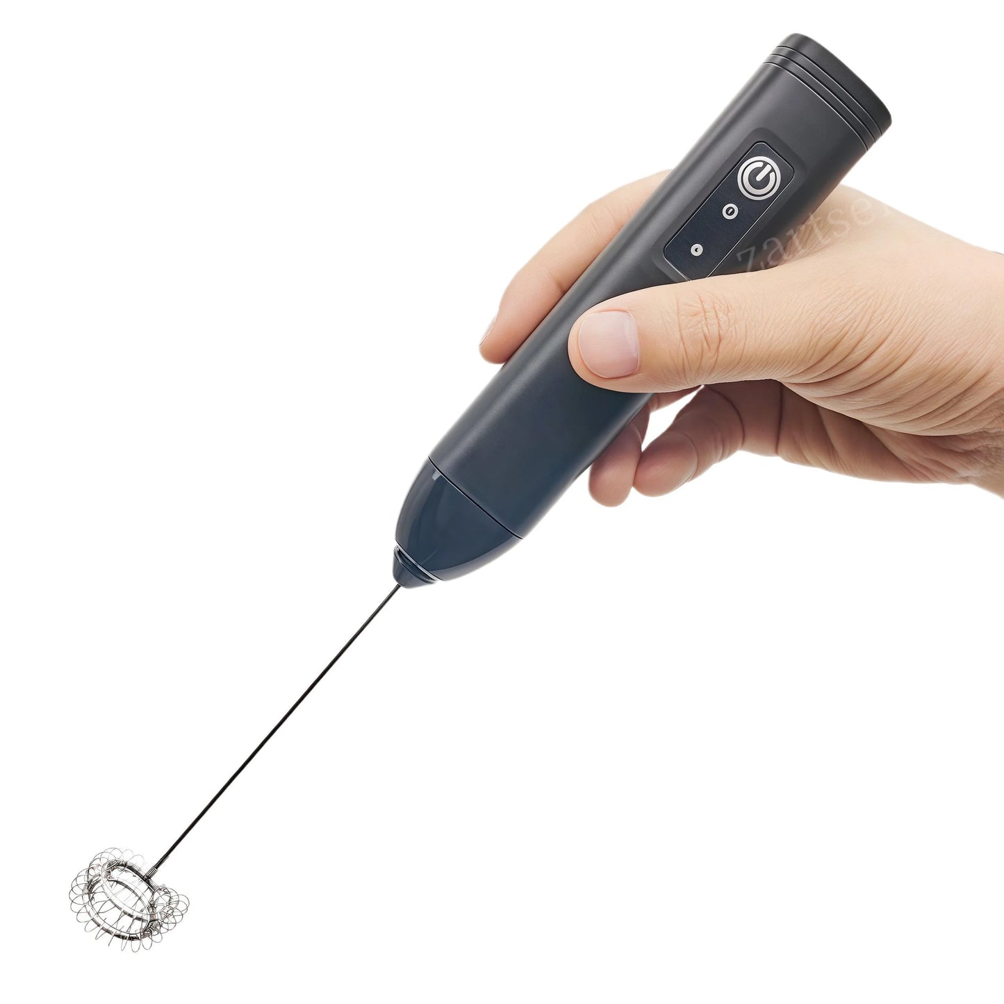 Wireless Milk Frother Electric Type-C Handheld Blender Stainless Steel Mini Coffee Maker