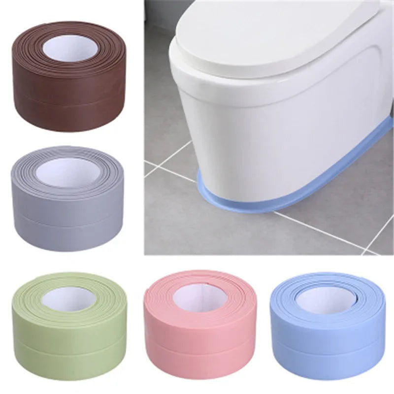 1pc Bathroom Waterproof Wall Stickers Sealing Tapes PVC