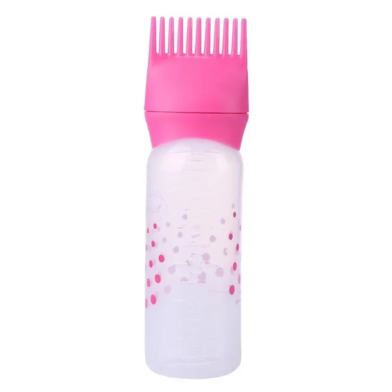 1Pcs Professional Refillable Hair Dye Applicator Brush Bottle