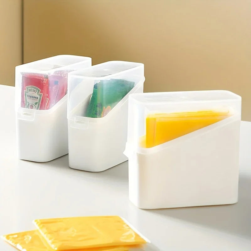 Japanese Cheese Slice Storage Box Compact Stylish Fridge Organizer