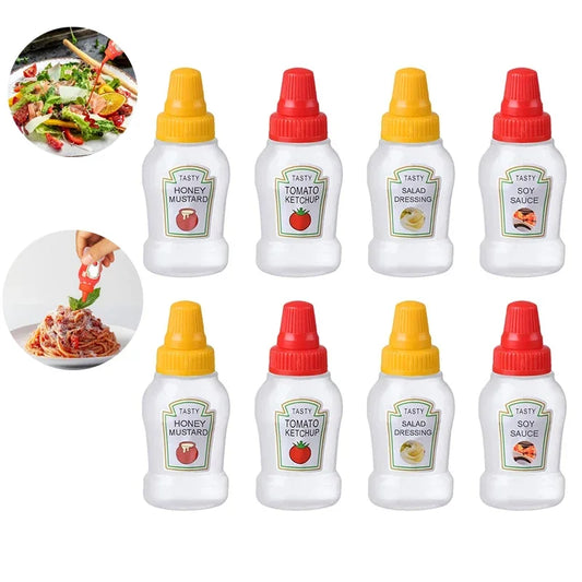 Mini Condiment Bottle Camping Squeeze Bottles