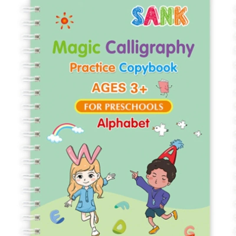 Sank Magic Practice Copybook Pen Preschools Kids Calligraphy English Version