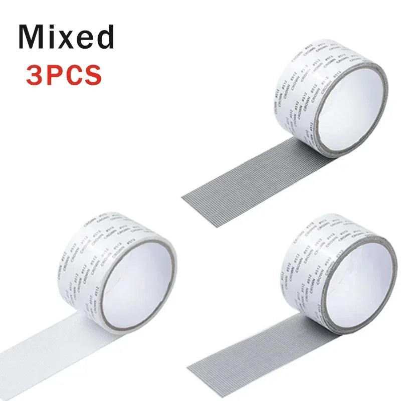 Window Screen Tape Anti-mosquito Screen Repair Subsidy Door Curtain Mosquito Net Hole Patch Repair Self-adhesive Screen Tape