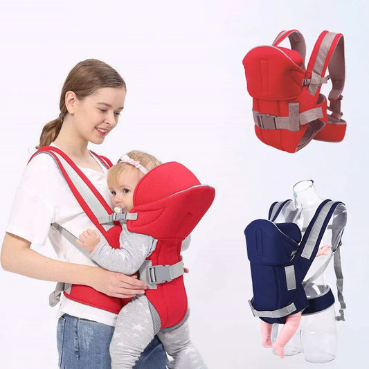 Multifunctional Large Baby Strap Four Seasons Breathable Thickened Double Shoulder Baby Strap Children's Carrying Bag