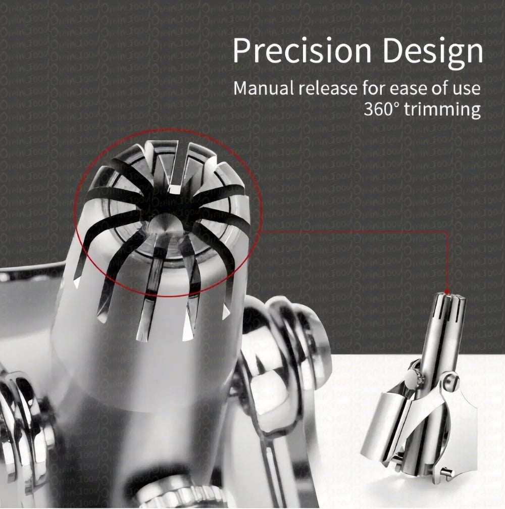 Manual  Nose Hair Trimmer Stainless Steel