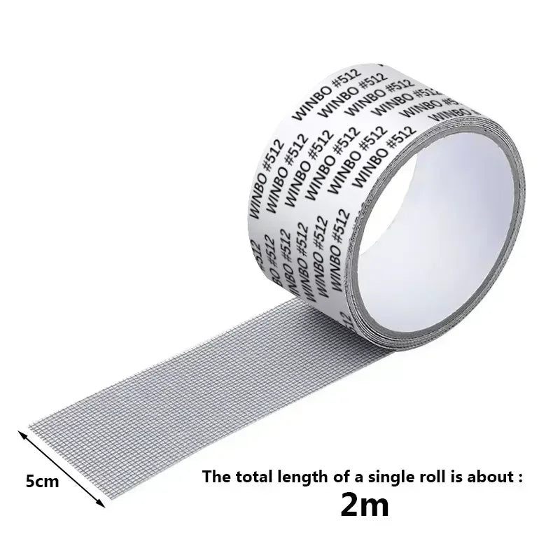 Window Screen Tape Anti-mosquito Screen Repair Subsidy Door Curtain Mosquito Net Hole Patch Repair Self-adhesive Screen Tape