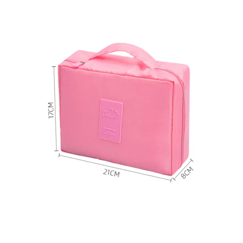 Multifunction Women Outdoor Storage Bag Toiletries Organize Cosmetic Bag