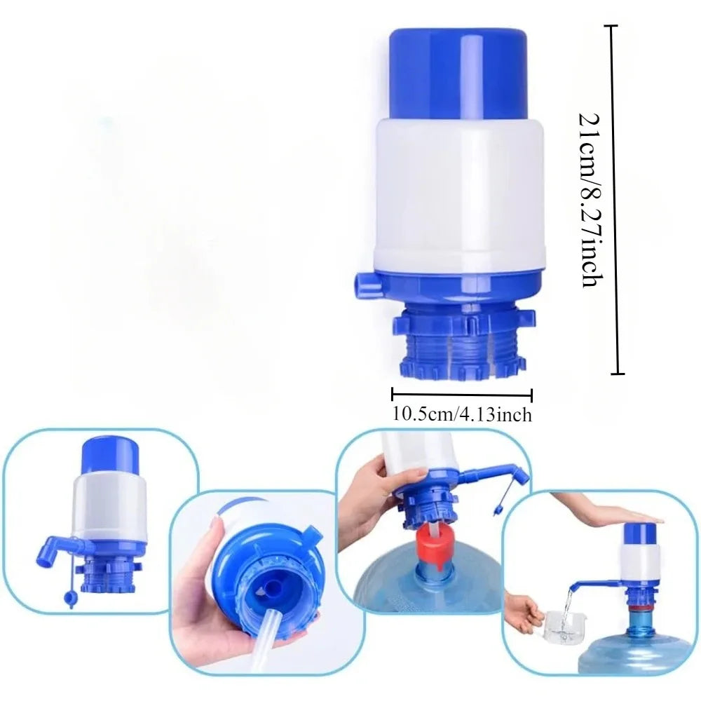 Manual Water Dispenser, Healthy Hydration, Adjustable Bucket Pump, Suitable