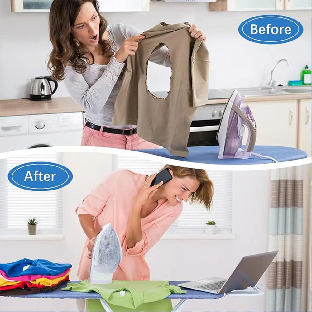 Universal Iron Protective Cover Shield, Iron Board Shoe Covers, Ironing Cloth to Protect Clothes,