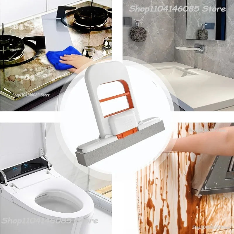 Mini Sponge Mop Hand-free Wash Mops Mini Portable Super Absorbent Mop