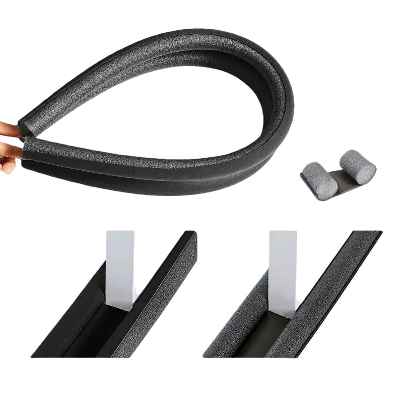 Flexible Door Bottom Sealing Strip Stopper Door Weatherstrip Guard Wind Dust Blocker Sealer