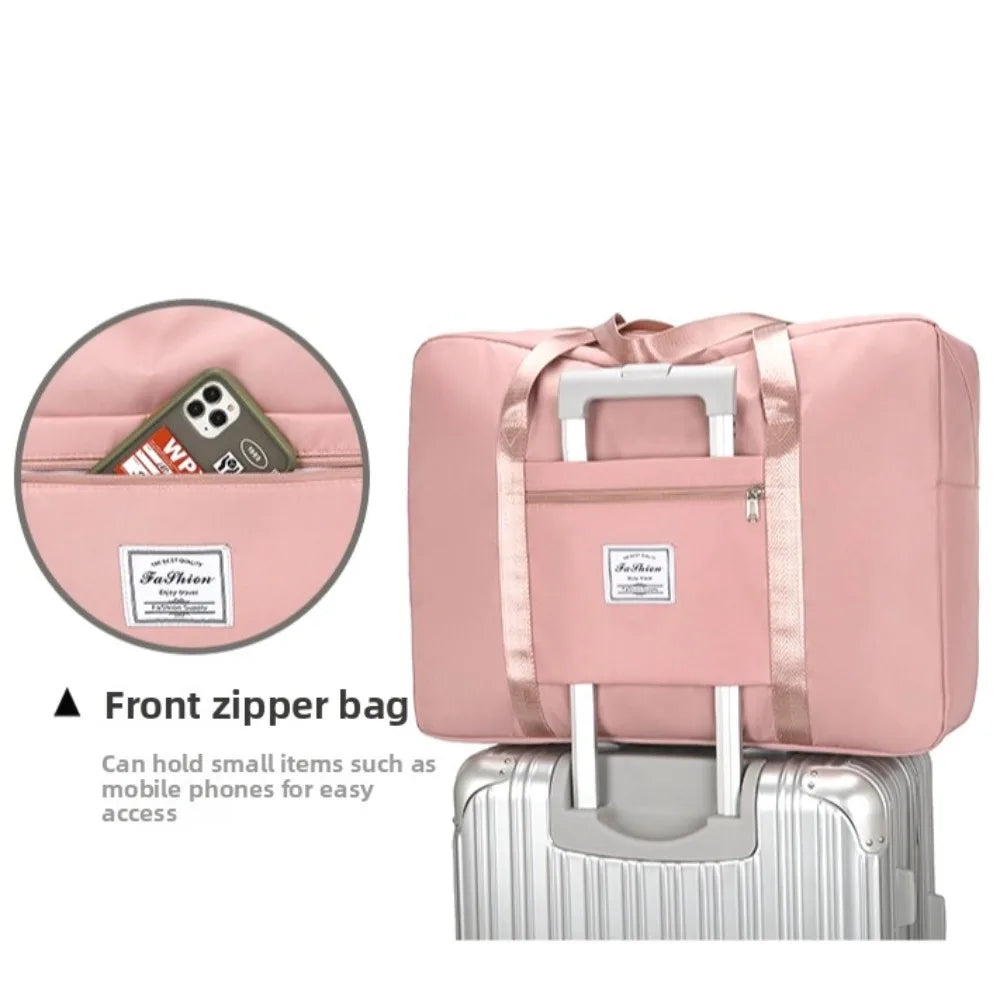 2024 Fashion Fitness Travel Bag Dry Wet Separation Folding Tote Bag Large Capacity Waterproof Outdoor Storage Bag