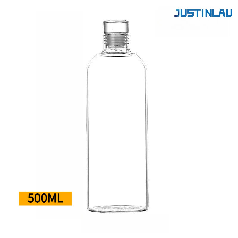 300-1000ml transparent glass bottle borosilicate glass Portable office water cup