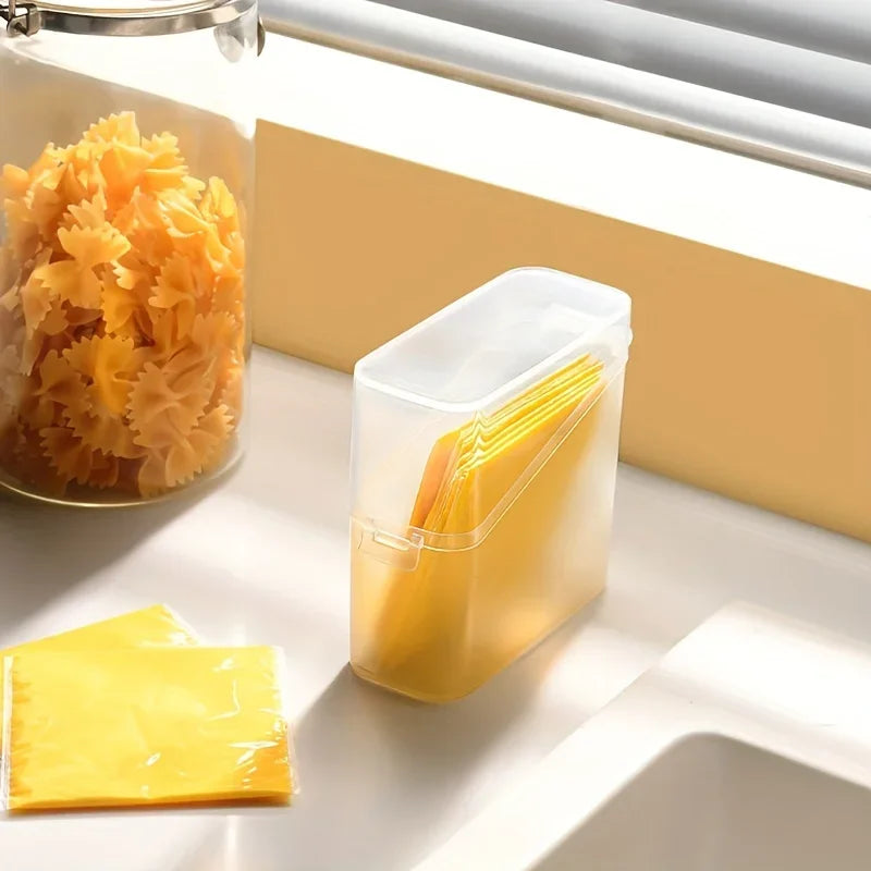 Japanese Cheese Slice Storage Box Compact Stylish Fridge Organizer