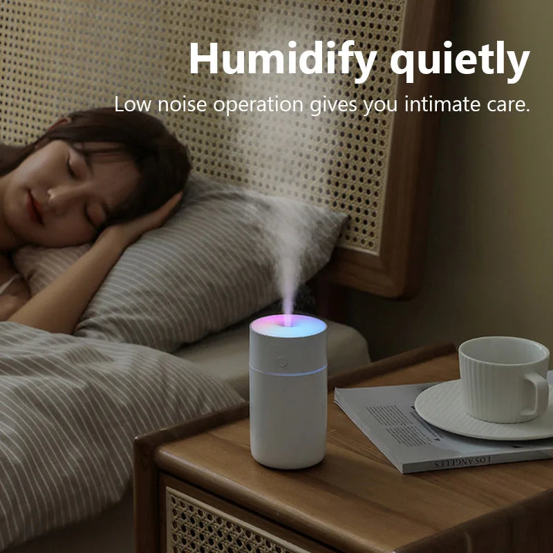 Wireless Portable Air Humidifier USB Rechargeable  Home Car Mini Aroma Diffuser Colorful Essential Oil humidificador