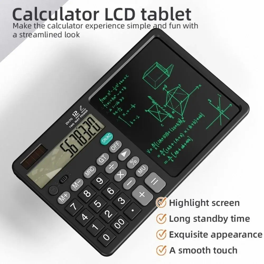 2in1 Scientific Calculator Portable Large Screen Display Function Calculators