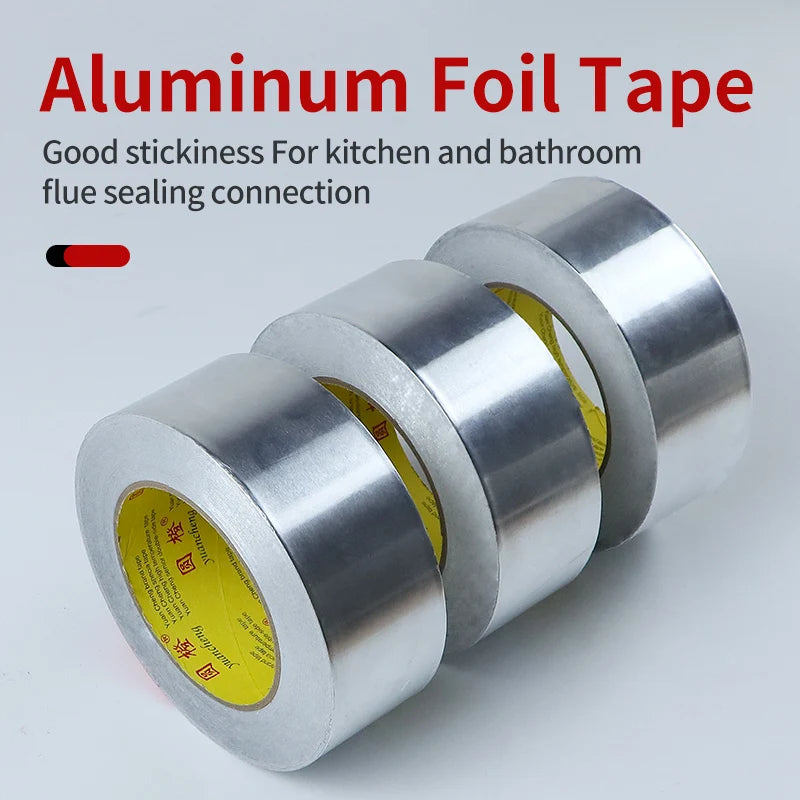 High temperature resistant aluminum foil tape, waterproof and oil-proof, flame-retardant