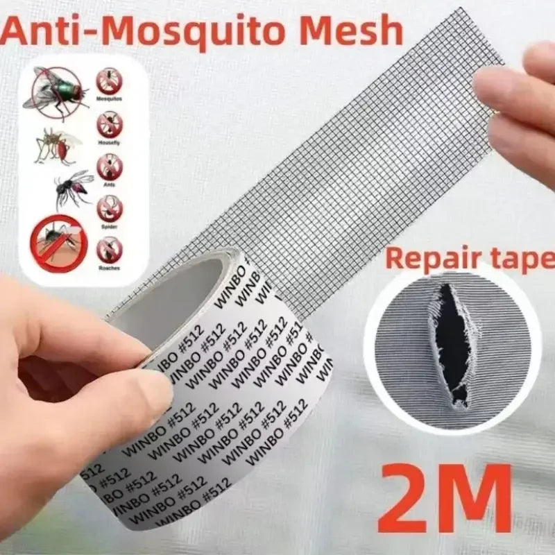 Window Screen Tape Anti-mosquito Screen Repair Subsidy Door Curtain Mosquito Net Hole Patch Repair Self-adhesive Screen Tape