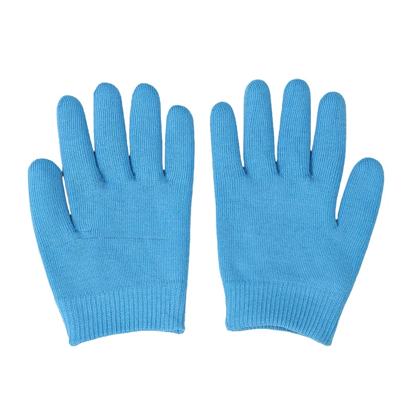 1Pair Multi Colored Essential Oil Moisturizing Socks Gloves For Dry Cracked
