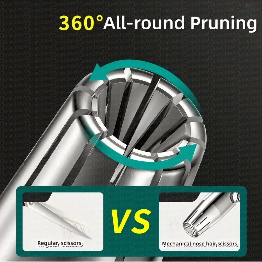 Manual  Nose Hair Trimmer Stainless Steel