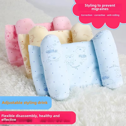 Kids Pillow for Head Shape – Baby Head Shaping Pillow with Soft Cotton Cover