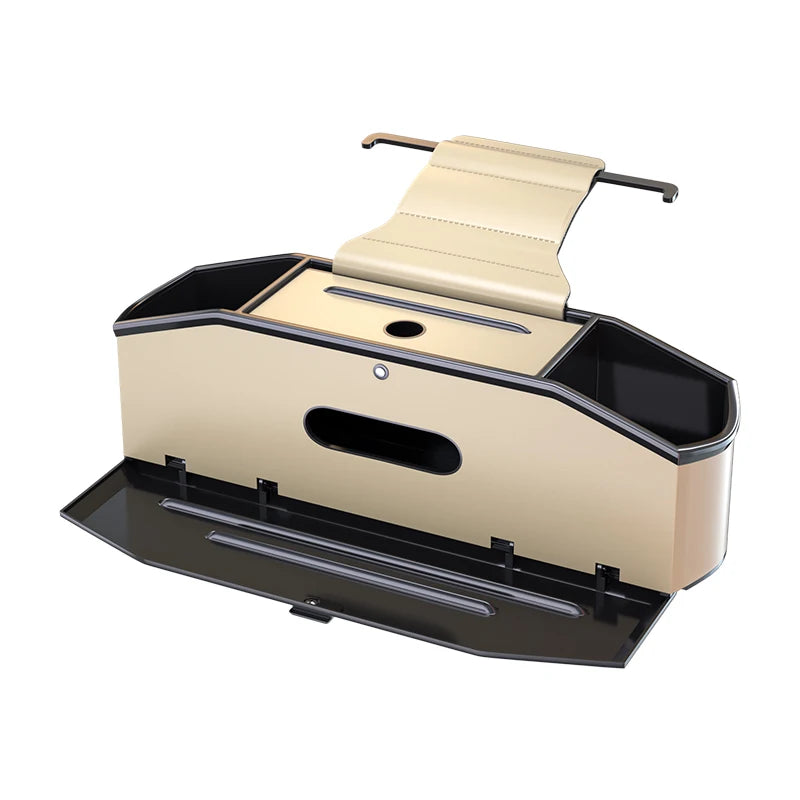 Universal Car Backseat Organizer with Tissue Dispenser