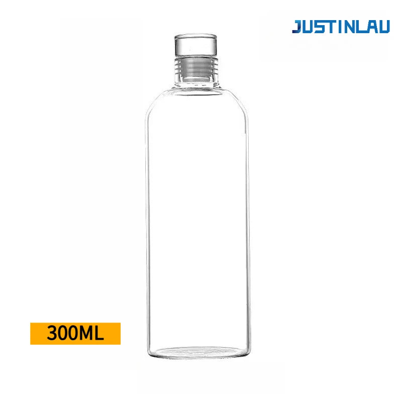 300-1000ml transparent glass bottle borosilicate glass Portable office water cup