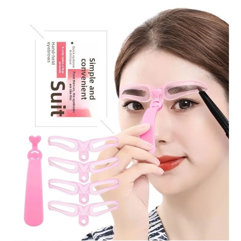 4 In 1 Eyebrow Pencil Waterproof Drawing Eye Brow