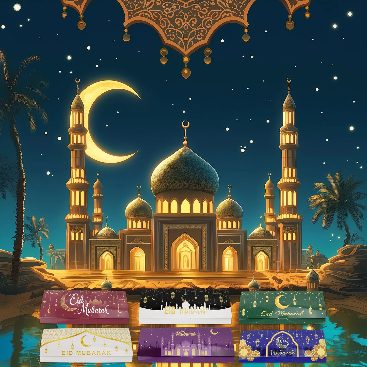 Eid Mubarak Money and Gift Card Holders Eid Al-Adha