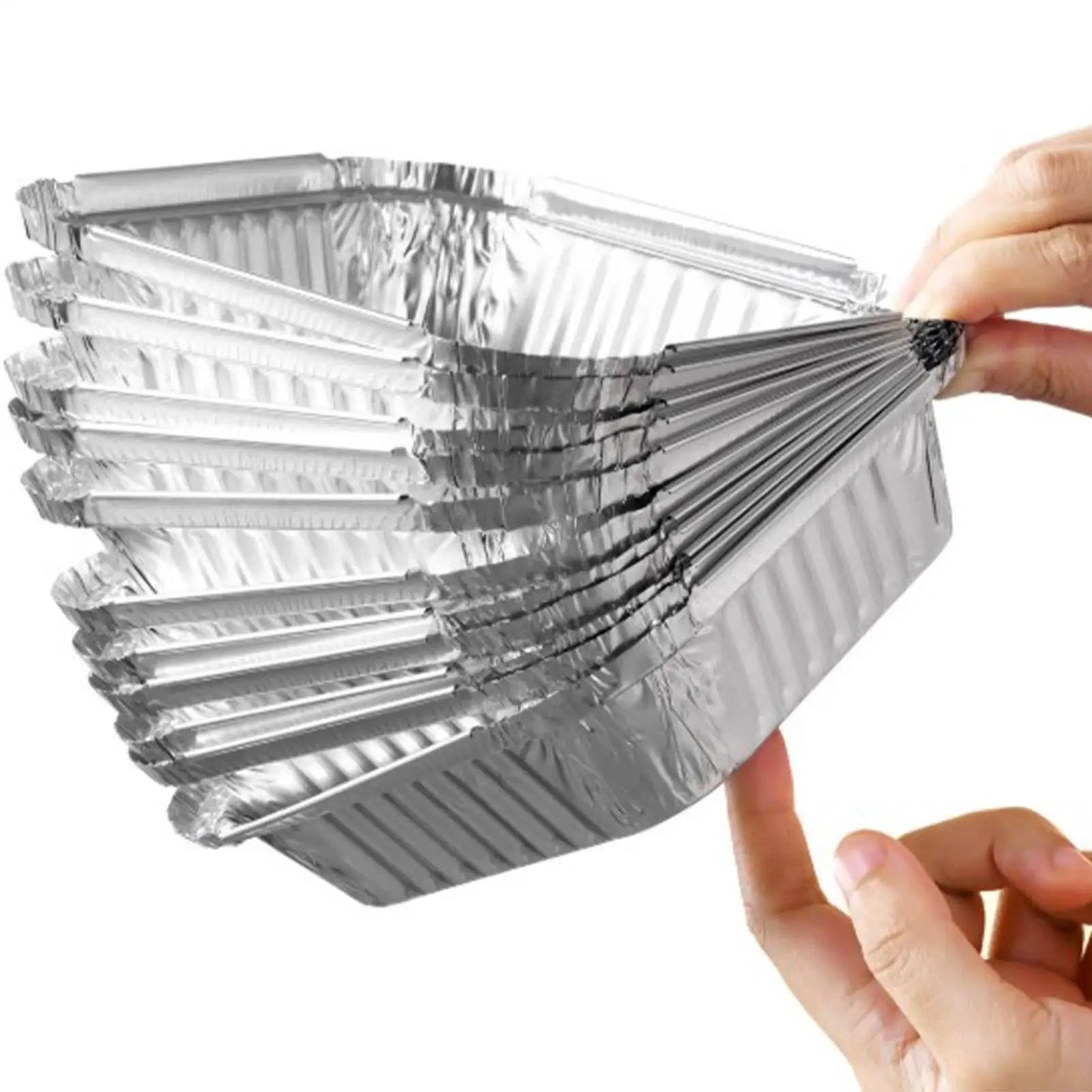 Disposable Aluminum Baking Pans Rectangular Oven & Air Fryer Trays