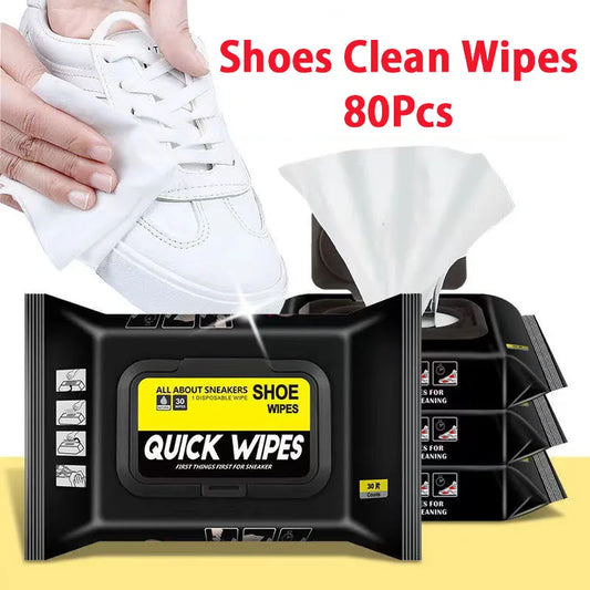 Disposable Shoe Wipes Portable Shoe Cleaners Travel Sneaker Wet Wipes