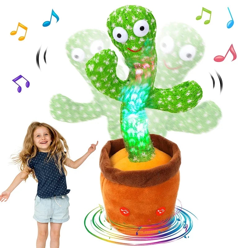 Dancing Cactus Song Speaker Talking Usb Battery Voice