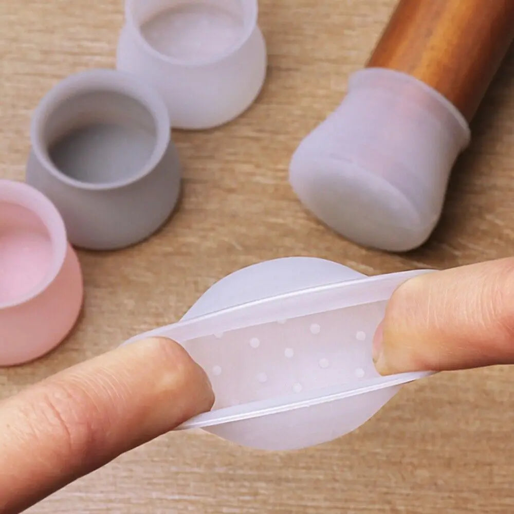 Universal Silicone Chair Leg Protectors Chair Floor Silicon Noise-Reducing Protectors Leg