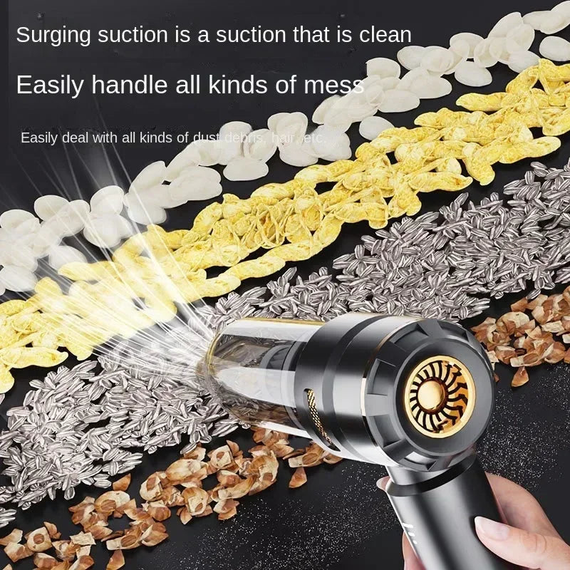 Car Vacuum Cleaner High Power Portable Handheld Wireless Brushless
