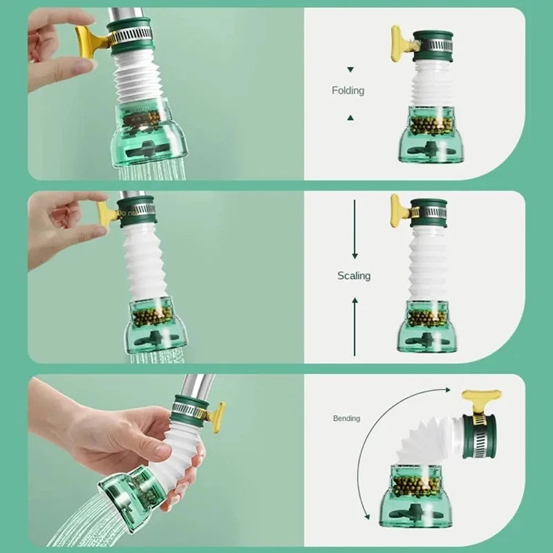 Universal 360 Rotation Faucet Bubbler Swivel Water Saving