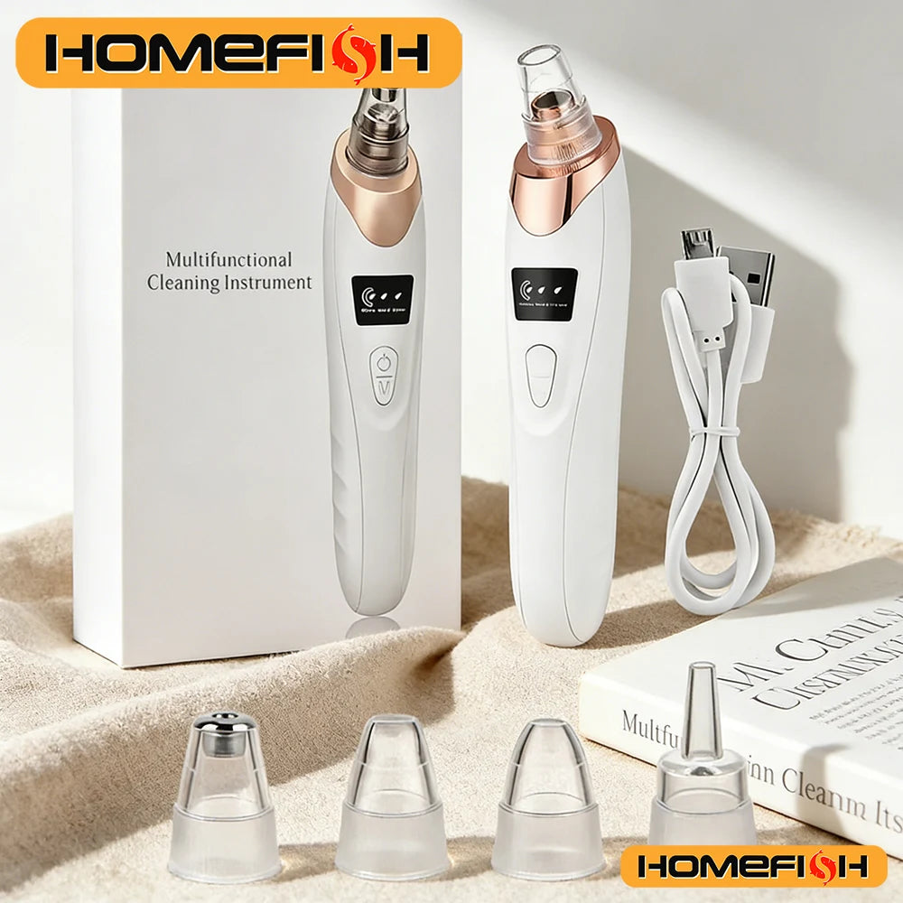 Electric Blackhead Remover Vacuum Cleaner - Facial Deep Cleansing Pore Cleaner
