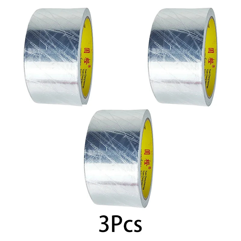 High temperature resistant aluminum foil tape, waterproof and oil-proof, flame-retardant