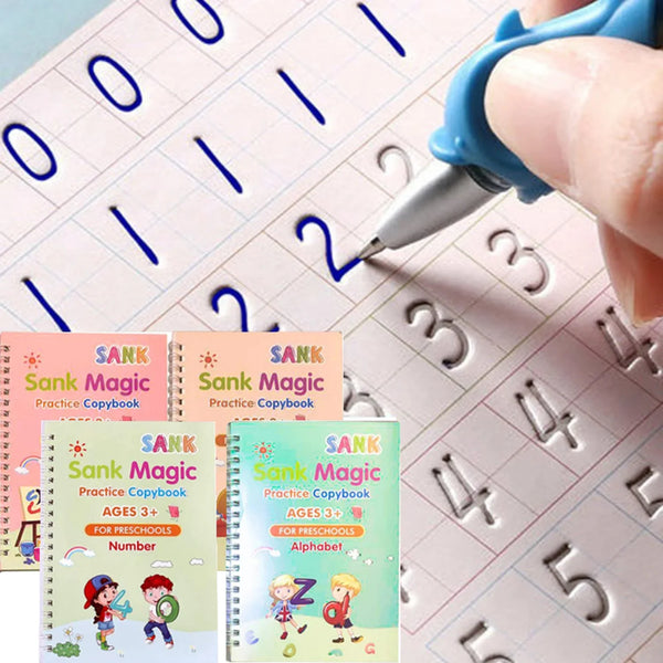 Sank Magic Practice Copybook Pen Preschools Kids Calligraphy English Version