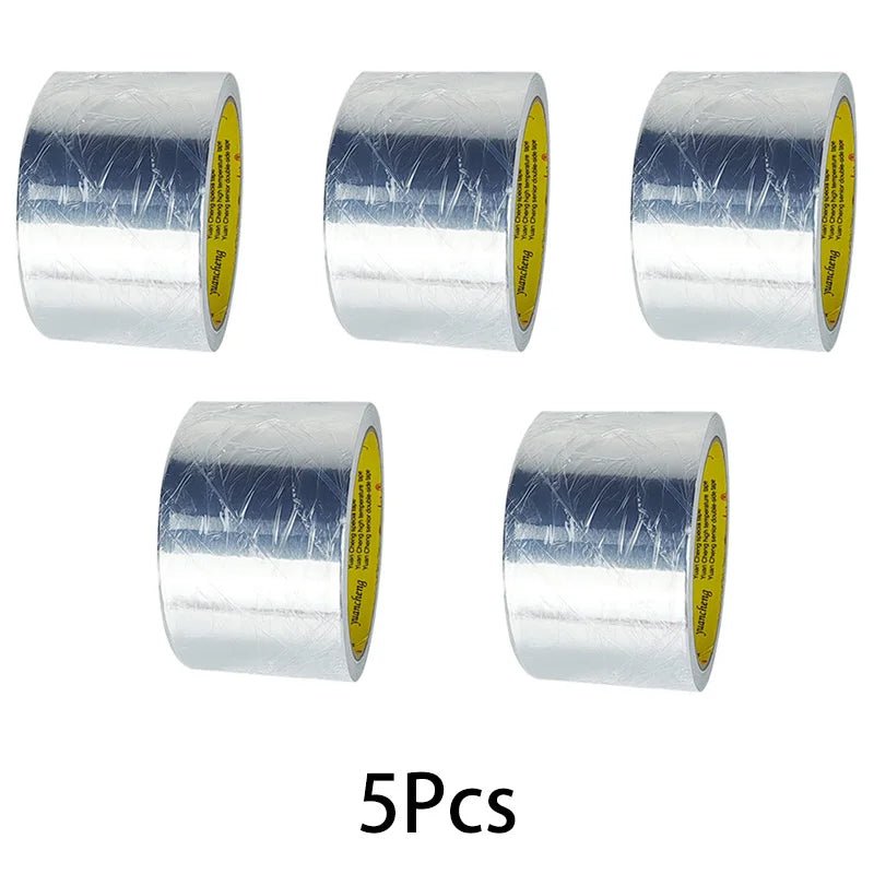 High temperature resistant aluminum foil tape, waterproof and oil-proof, flame-retardant
