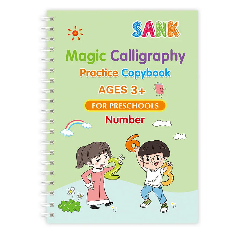 Sank Magic Practice Copybook Pen Preschools Kids Calligraphy English Version